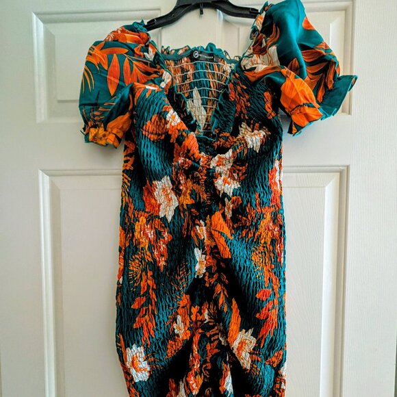 PRETTYGARDEN Women's Floral Off Shoulder Bodycon Dress - Picture 5 of 7